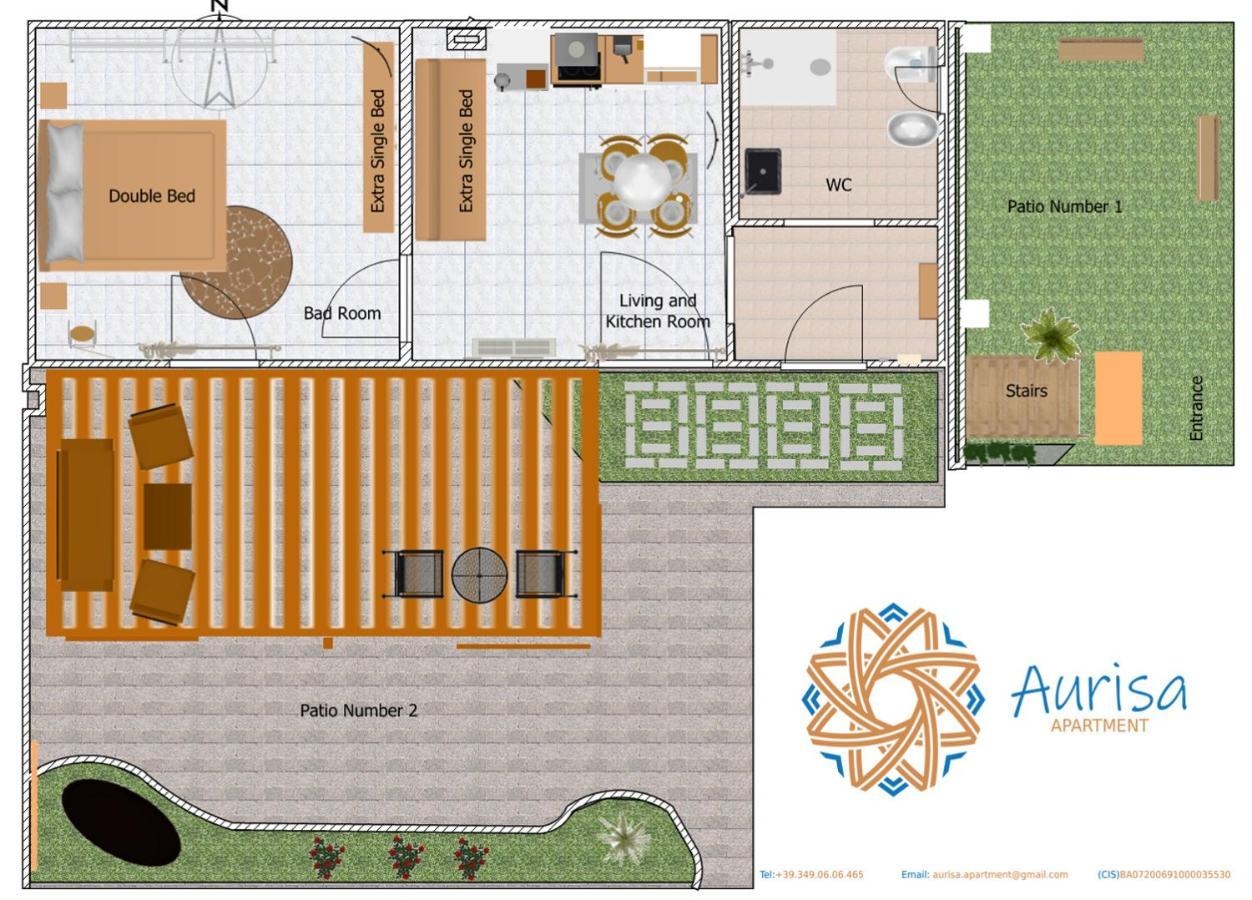 Aurisa Apartment Bari Luaran gambar